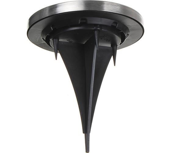 Фонарь на солнечной батарее INBLOOM, d11.6см, 4LED*белый, 1xAA 300mAh 1.2V, пластик, нержавеющая сталь 185-056