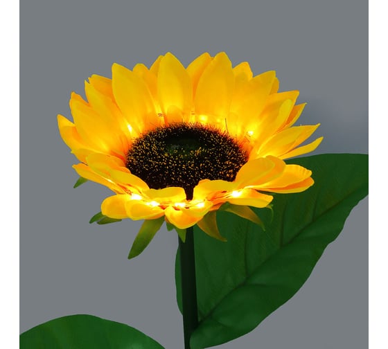 Светильник INBLOOM Подсолнух на солнечной батарее 66 см, IP65 мощность 2v (80 Ампер) 475-298