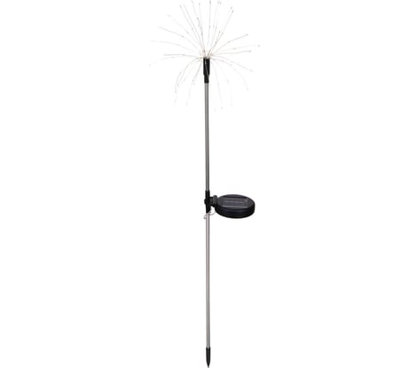 Садовый фонарь на солнечной батарее INBLOOM фейерверк, 90см, 120LED*мульти, 1.2V Ni-MH AA 600mAh, металл 475-289