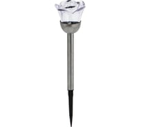 Фонарь на солнечной батарее INBLOOM роза 8*36смLED2*Бел, RGB IP44, 2режима, 1*1, 2vNi-MH AAA600mAH 2.1v25мА пластик, мет 475-295
