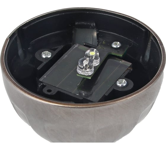 Фонарь на солнечной батарее INBLOOM роза 8*36смLED2*Бел, RGB IP44, 2режима, 1*1, 2vNi-MH AAA600mAH 2.1v25мА пластик, мет 475-295