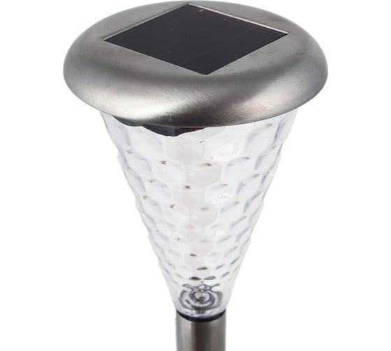 Фонарь на солнечной батарее INBLOOM 8x37см LED1*Бел IP44 1*1, 2vNi-MH AAA600mAH 2.1v30мА, металл, пластик 475-296