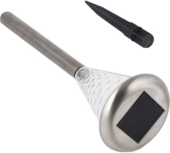 Фонарь на солнечной батарее INBLOOM 8x37см LED1*Бел IP44 1*1, 2vNi-MH AAA600mAH 2.1v30мА, металл, пластик 475-296