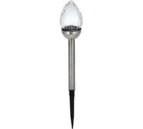 Фонарь на солнечной батарее INBLOOM пламя, 8x42см LED1*бел IP44 1*1, 2vNi-MH2/3AA 600mAH 2, 1v25мA, металл, пластик, ст 475-294