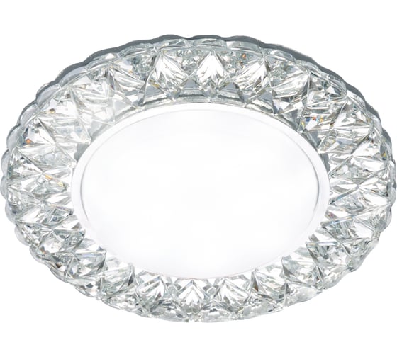 Встраиваемый светильник GХ53 230В LED подсветка 5 Вт зеркальный/хром TDM ELECTRIC SQ0359-0155