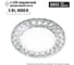 Встраиваемый светильник GХ53 230В LED подсветка 5 Вт зеркальный/хром TDM ELECTRIC SQ0359-0155 2