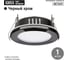 Встраиваемый светильник TDM ELECTRIC СВ 01-09 GX53 230 В 50 Гц черный хром IP54 SQ0359-0114 3