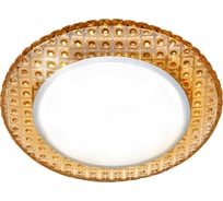 Встраиваемый светильник GХ53 230В LED подсветка 5 Вт золото/хром TDM ELECTRIC SQ0359-0154