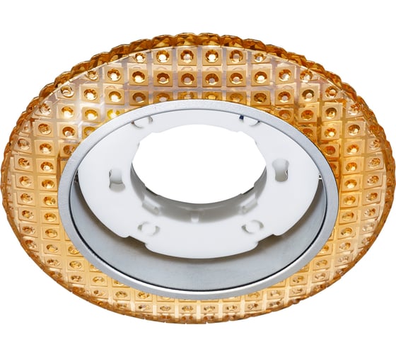 Встраиваемый светильник TDM СВ 03-17 GХ53 230В LED подсветка 5 Вт золото/хром SQ0359-0154