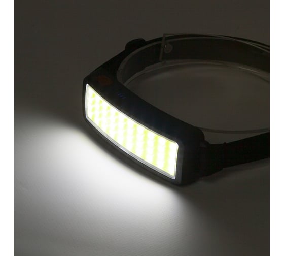 Светодиодный налобный аккумуляторный usb фонарь GLANZEN UFL-0500-10 КА-00008715