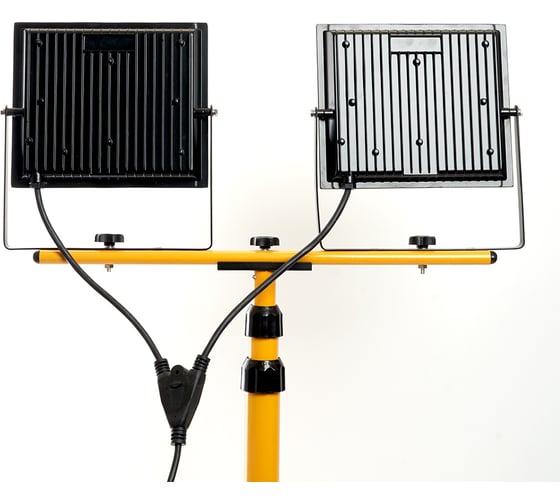 Прожектор на штативе FERON 2х100W 6400К 220V черный IP65, LL-505 48506