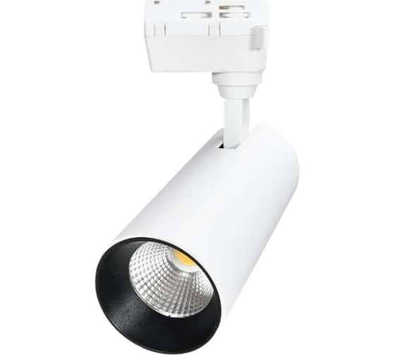 Трековый светодиодный светильник-прожектор Volpe ulb-q277 30w/4000к white UL-00008053 1