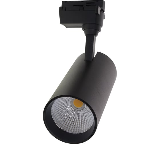 Трековый светодиодный светильник-прожектор Volpe ulb-q277 40w/4000к black UL-00008059 1