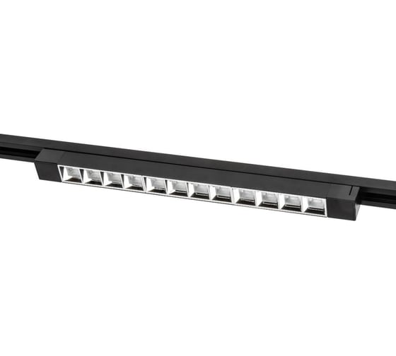 Трековый светодиодный светильник-прожектор Volpe ulb-q282 30w/4000k black UL-00010124