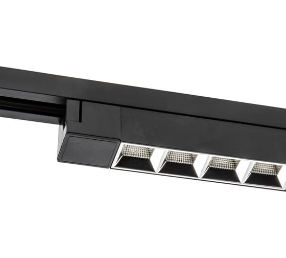Трековый светодиодный светильник-прожектор Volpe ulb-q282 30w/4000k black UL-00010124