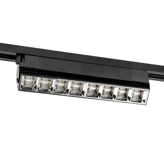 Трековый светодиодный светильник-прожектор Volpe ulb-q283 20w/4000k black UL-00010126