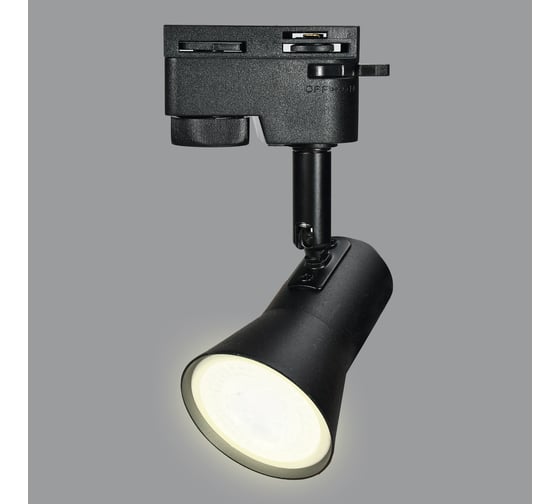 Светильник-прожектор трековый ubl-q323 gu10 black Volpe UL-00009603