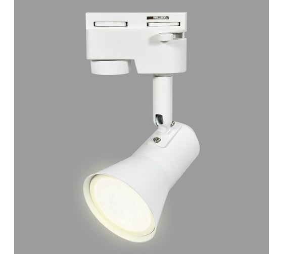 Светильник-прожектор трековый ubl-q323 gu10 white Volpe UL-00009604