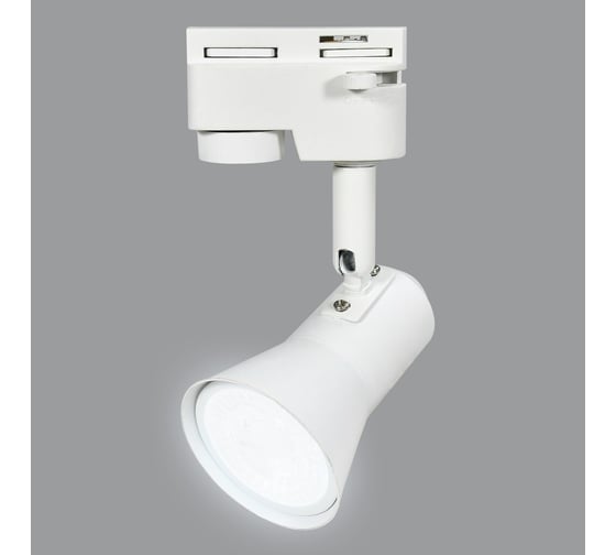 Светильник-прожектор трековый ubl-q323 gu10 white Volpe UL-00009604