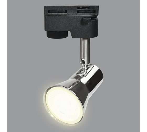 Трековый светильник-прожектор Volpe ubl-q323 gu10 nickel UL-00009605