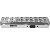 Аккумуляторный светильник 30LED, DC, белый Feron EL115 12668 15594341