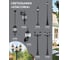 Садово-парковый светильник, столб 3*100W E27 230V, черный FERON 8115 11214 4