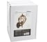 Садово-парковый светильник FERON PL3701 круглый на стену вверх 60W 230V E27, черное золото 11349 12