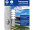 Садово-парковый светильник, Техно столб, 18W E27 230V, серебро Feron DH022-650 11813 3