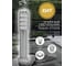 Садово-парковый светильник FERON DH027-450, Техно столб, 18W E27 230V, серебро 11815 2