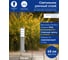 Садово-парковый светильник FERON DH027-450, Техно столб, 18W E27 230V, серебро 11815 8