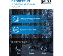 Светодиодный прожектор Gauss Elementary 100W 9500lm IP65 6500К черный 613100100