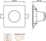Светильник Gauss квадрат белый, 6W, 500 Лм LED 2700K SQ 948411106 4