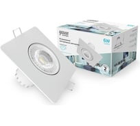 Светильник Gauss Квадрат. Белый, 6W, 520 Lm LED 4100K 948411206