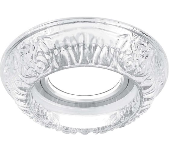 Светильник Кристалл/Хром, Gu5.3 Gauss Glass CR052 1
