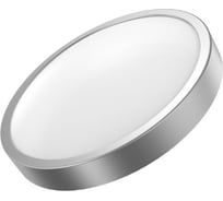 Светильник Gauss светодиодный LED 12W IP20 4100К круглый серебро кольцо серебро 941421212