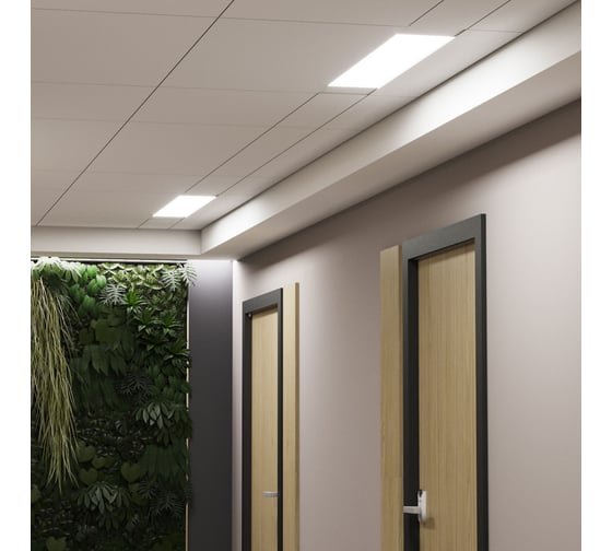 Линейный светильник Gauss LED 36W 6500K 1209х75х25 IP20 144125336