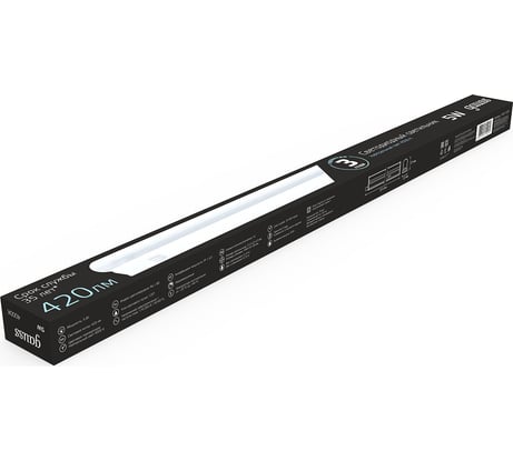 Линейный светильник Gauss LED матовый 5W 4100K 311x25x36 130511205