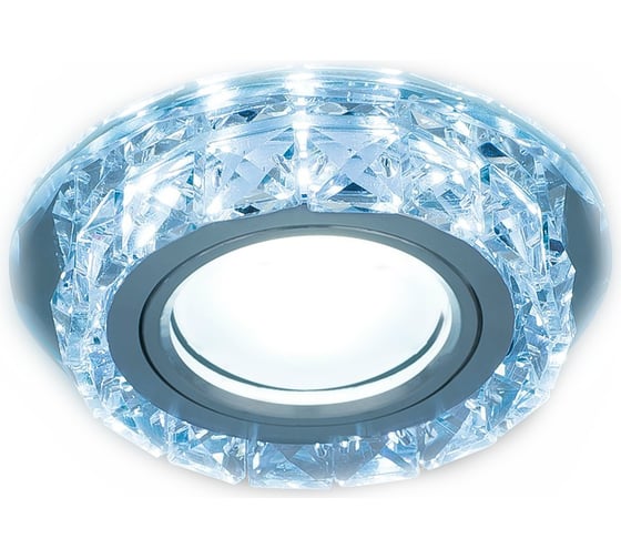 Светильник Gauss Backlight Кругл. Кристалл/Хром, Gu5.3, LED 4100K BL040