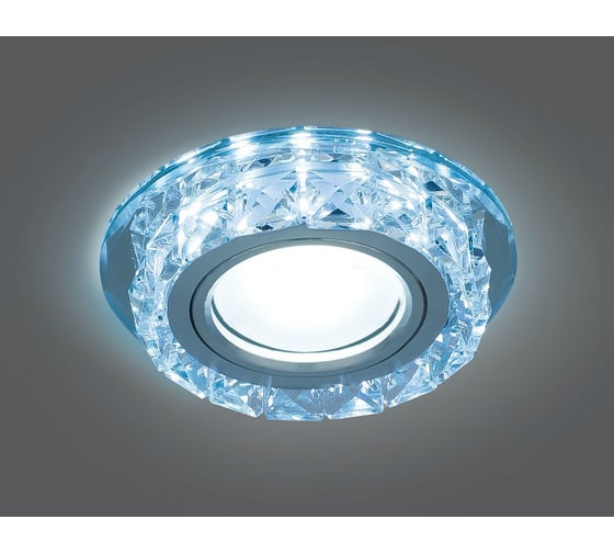 Светильник Gauss Backlight Кругл. Кристалл/Хром, Gu5.3, LED 4100K BL040