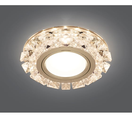 Светильник Gauss Backlight Кругл. Кристалл/Хром, Gu5.3, LED 2700K BL049