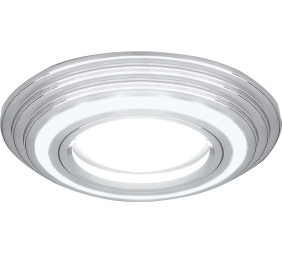 Светильник Gauss Backlight Кругл. Хром. Gu5.3, 3W, LED 4000K SQ BL139