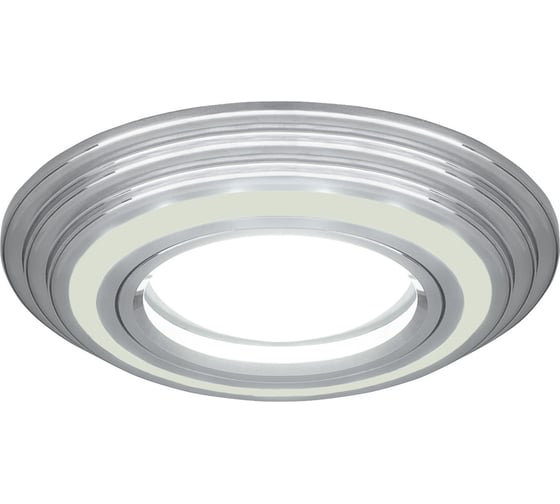 Светильник Gauss Backlight Кругл. Хром. Gu5.3, 3W, LED 3000K SQ BL138