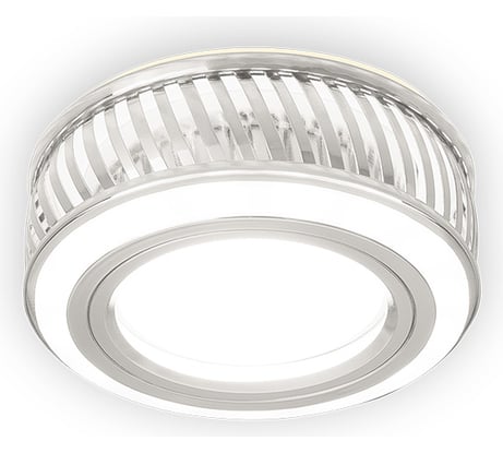 Светильник Gauss Backlight Кругл. Белый/Белый, Gu5.3, 3W, LED 3000K SQ BL086