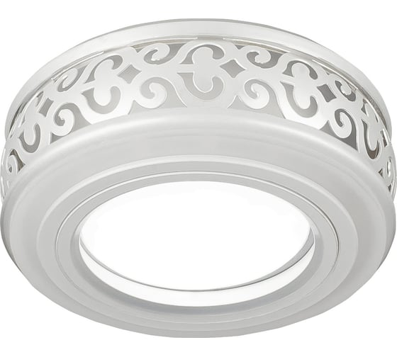 Светильник Gauss Backlight Кругл. Белый/Белый, Gu5.3, 3W, LED 3000K SQ BL090