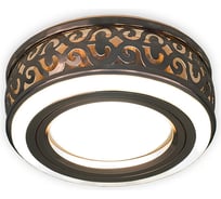 Светильник Gauss Backlight Кругл. Бронза/Белый, Gu5.3, 3W, LED 3000K SQ BL093