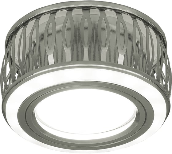 Светильник Gauss Backlight Кругл. Хром/Белый, Gu5.3, 3W, LED 3000K SQ BL095