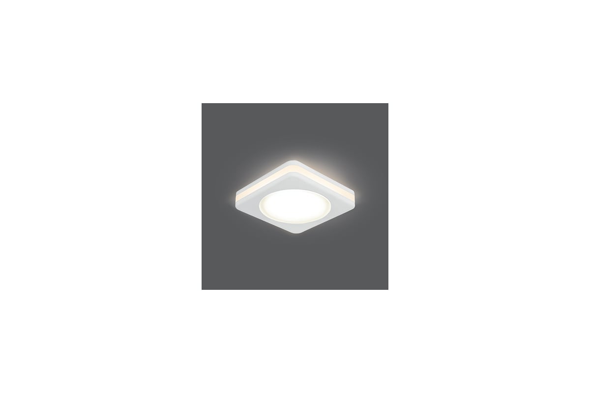 Светильник Gauss Backlight Квадрат. Белый, 5W, LED 3000K 0 BL100 ...