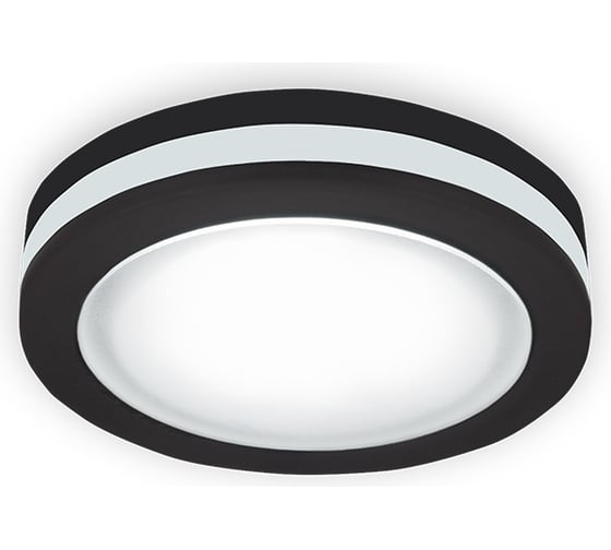 Светильник Gauss Backlight Кругл. Черный, 5W, LED 4000K 0 BL107