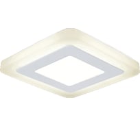 Светильник, Квадрат, Акрил, 3+3W, LED 3000K, 105*105 Gauss Backlight BL120