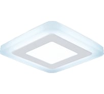 Светильник Gauss Backlight квадрат Акрил, 3+3W, LED 4000K, 105*105, SQ BL121